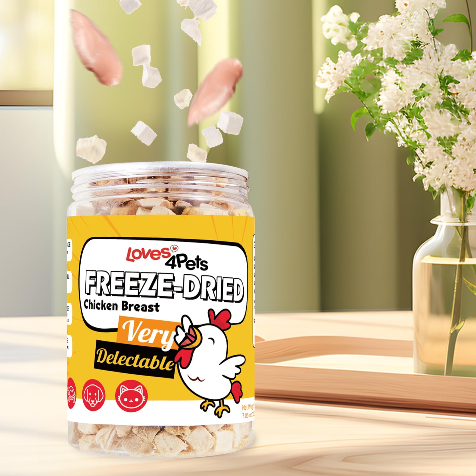 Freeze-dried to lock in freshness with long shelf life.