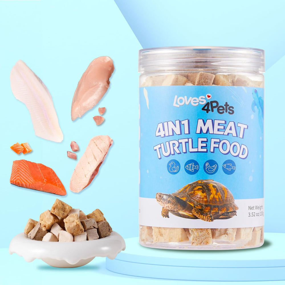 Loves4Pets Turtle Food easy-portion feeding guidance for consistent care