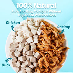 Loves4Pets Turtle Food easy-to-feed cubes soften quickly in water.