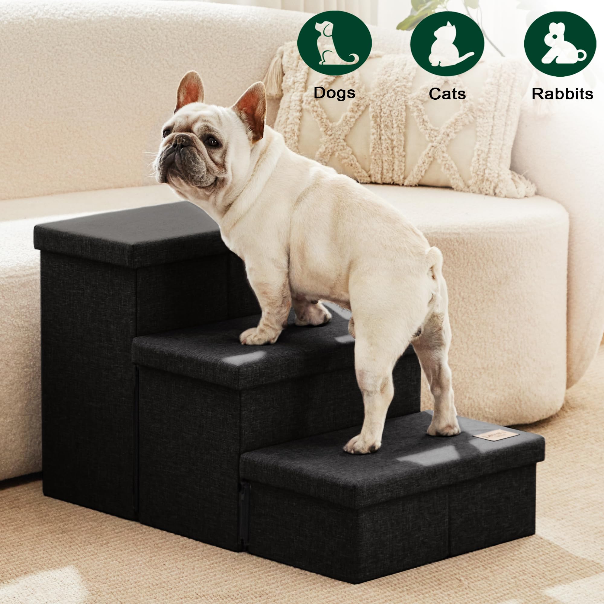 Great for bed or couch access with Love's cabin stairs.