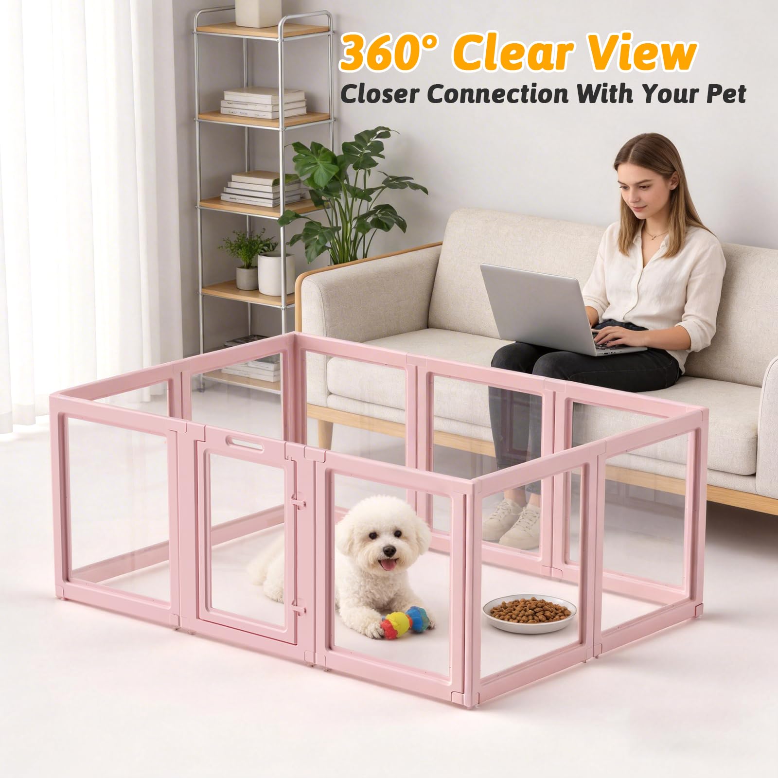 LoveTail portable playpen for camping and travel with pets
