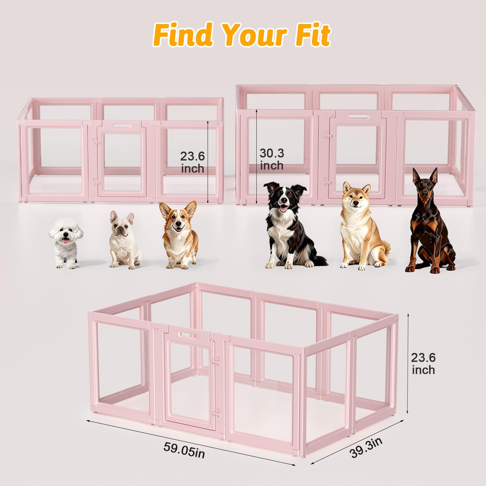 LoveTail panels provide stable base with floor protection
