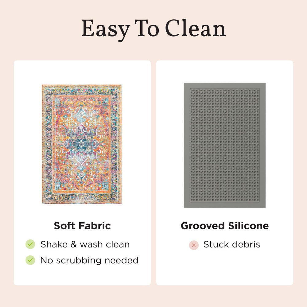 Lovewag Pets mat offers ultra-soft polyester surface gentle on paws.