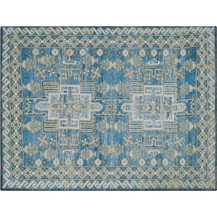 Lovewag Pets Blue Mesa mat is waterproof with non-slip backing