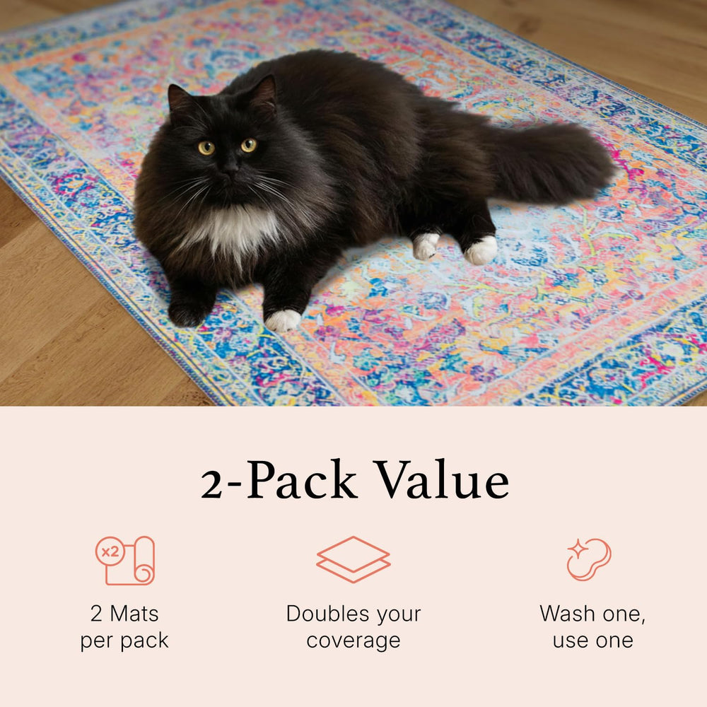 Lovewag Pets blue mesa waterproof layer prevents urine seepage on floors