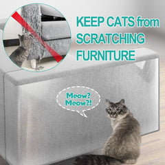 Lovinch clear couch protector applies easily on fabric surfaces.