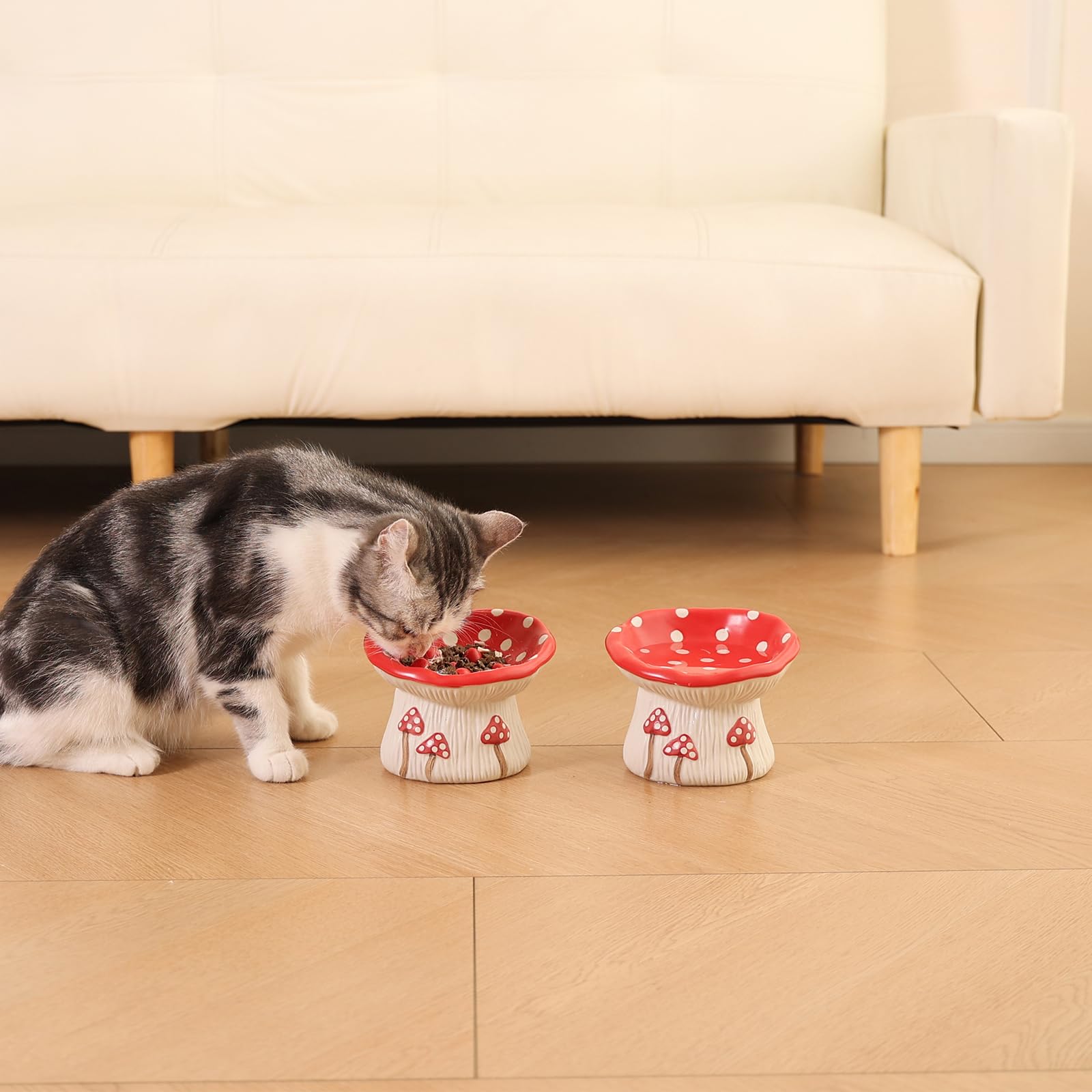 LOVINFURBABY easy-clean ceramic bowl simplifies post-meal care