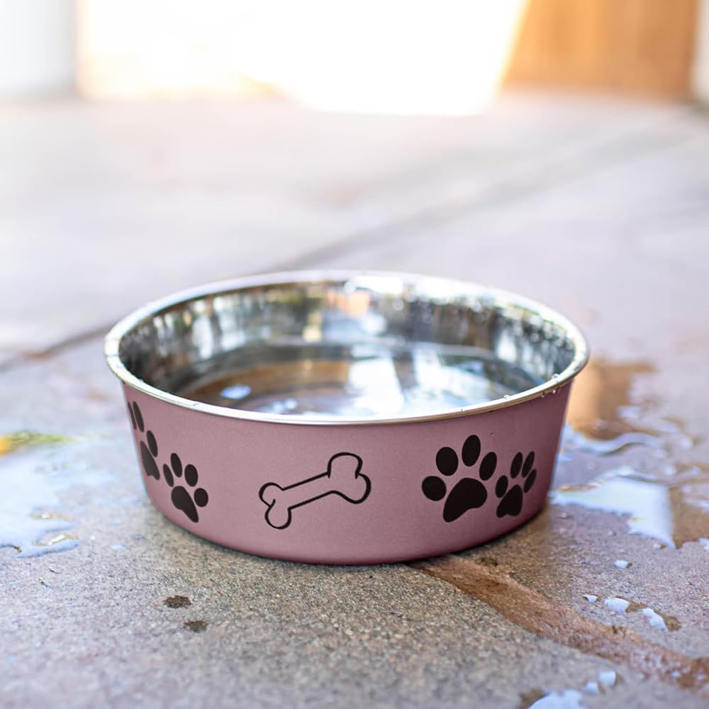 Loving Pets Bella Bowl color variety complements home decor.