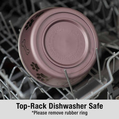 Loving Pets Bella Bowl dishwasher safe for quick, hassle-free cleaning after meals.