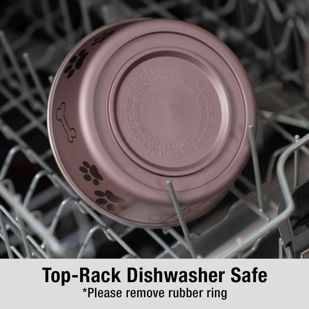 Loving Pets Bella Bowl is dishwasher-safe for easy cleanup.