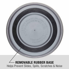 Bella Bowl removable rubber base for stable feeding on mats