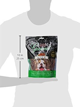 Loving Pets Duck Filet Strips on a serving plate, convenient snack for rewards