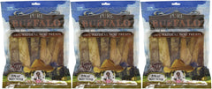 Loving Pets Pure Buffalo Backstrap Tendon chews, 4-6 inches, support gum health and dental care.