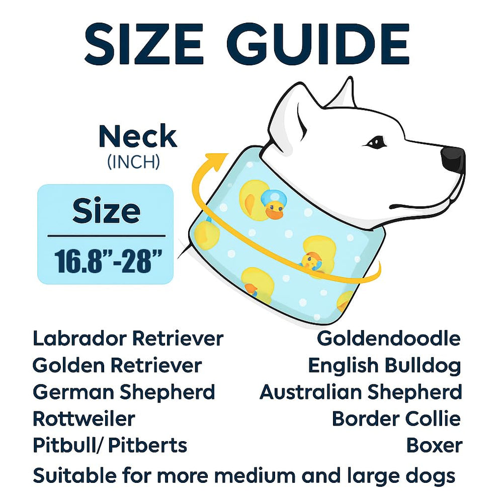 LovinPet soft memory-foam collar provides gentle support for healing