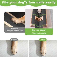 LovIntry curved surface helps shorten side nails on large dogs