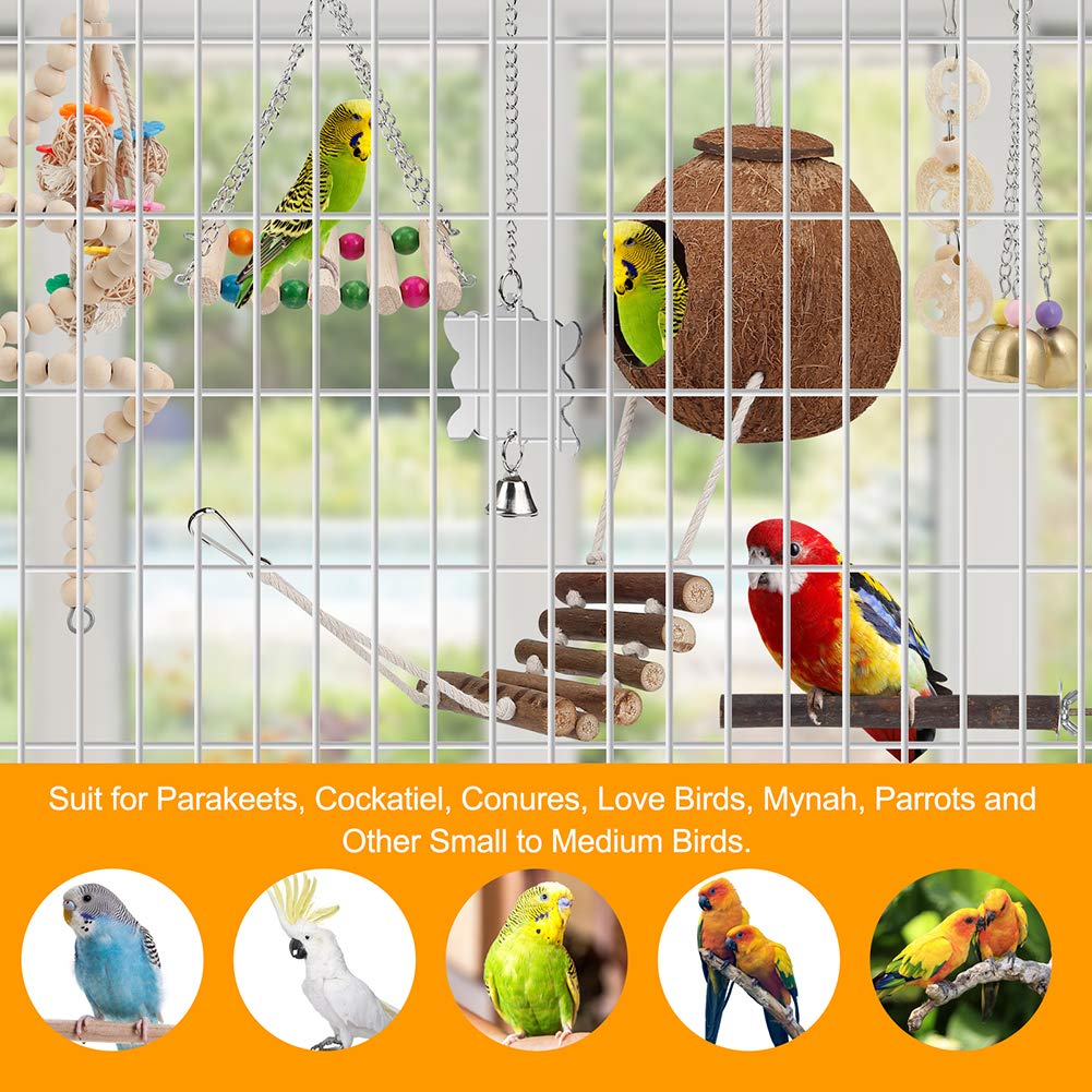 lovyoCoCo rotating ladder with wooden beads supports climbing.