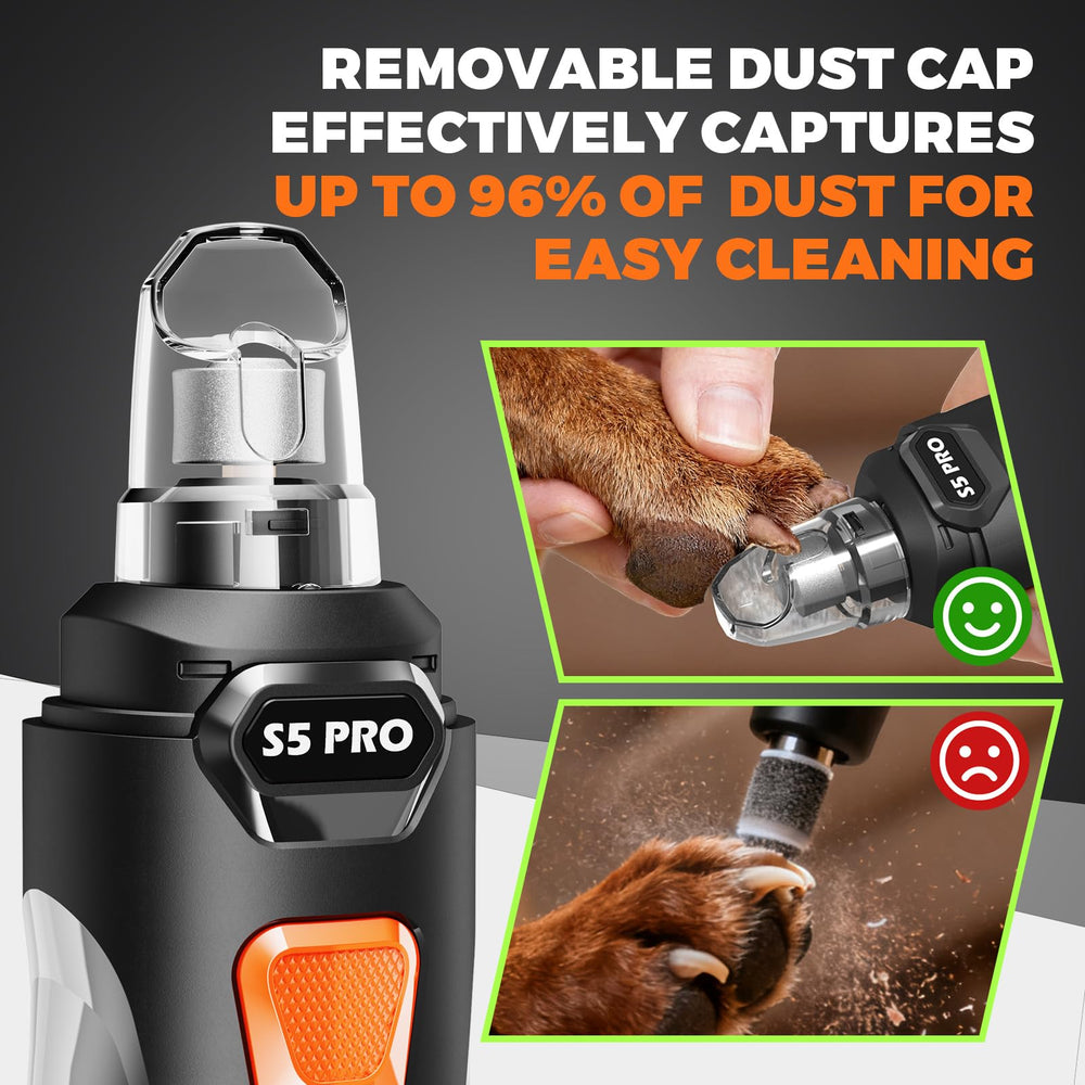 Low-vibration operation keeps pets calm during trimming.