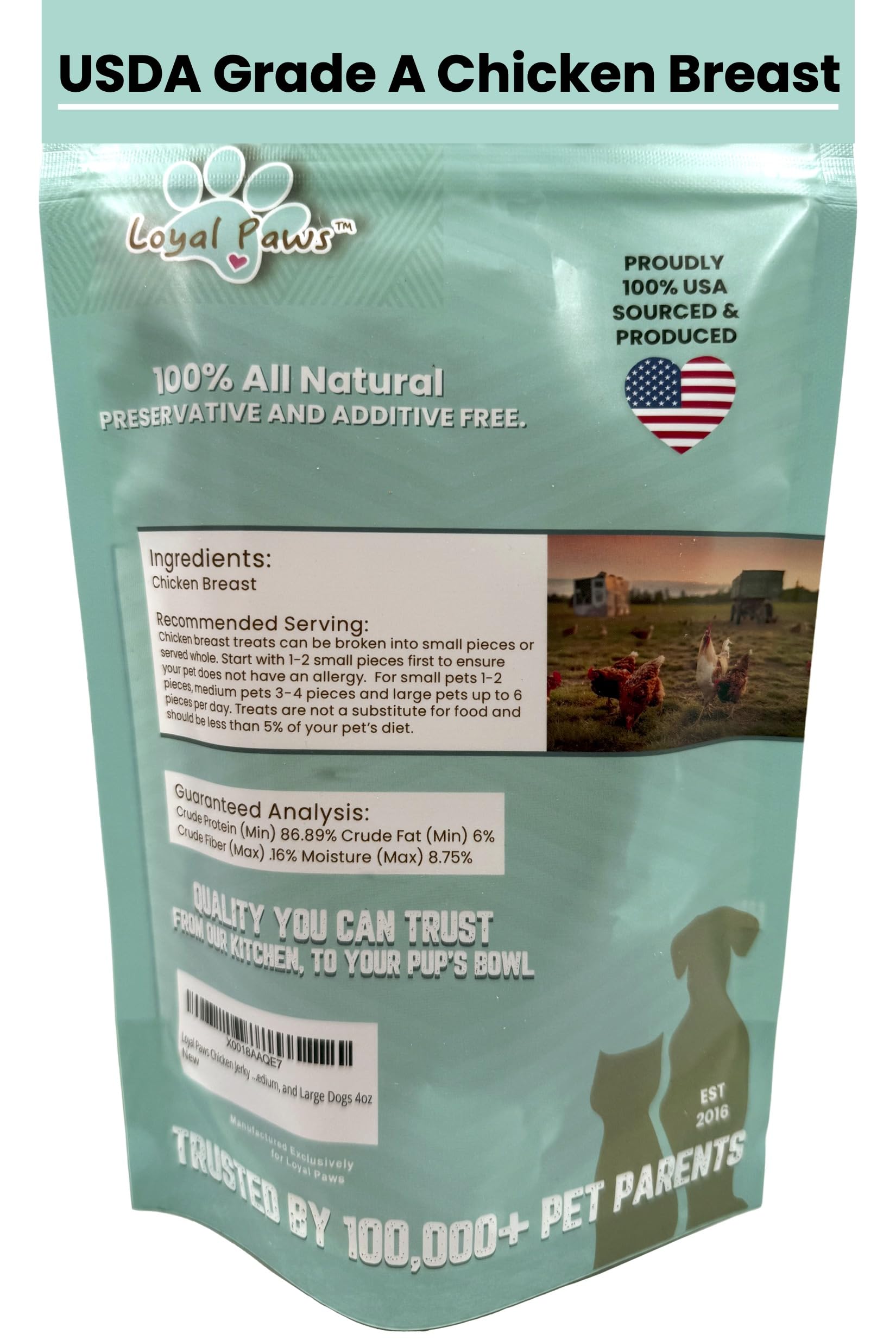 Made in the USA, small-batch preparation for quality control.