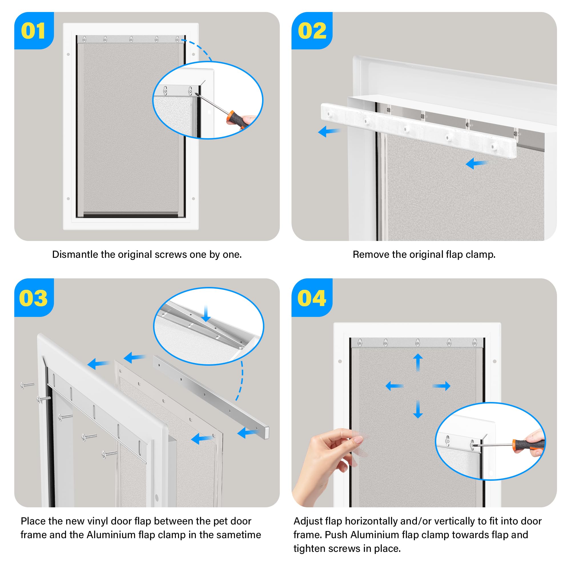LPLSWYB flexible weather-resistant flap material withstands elements