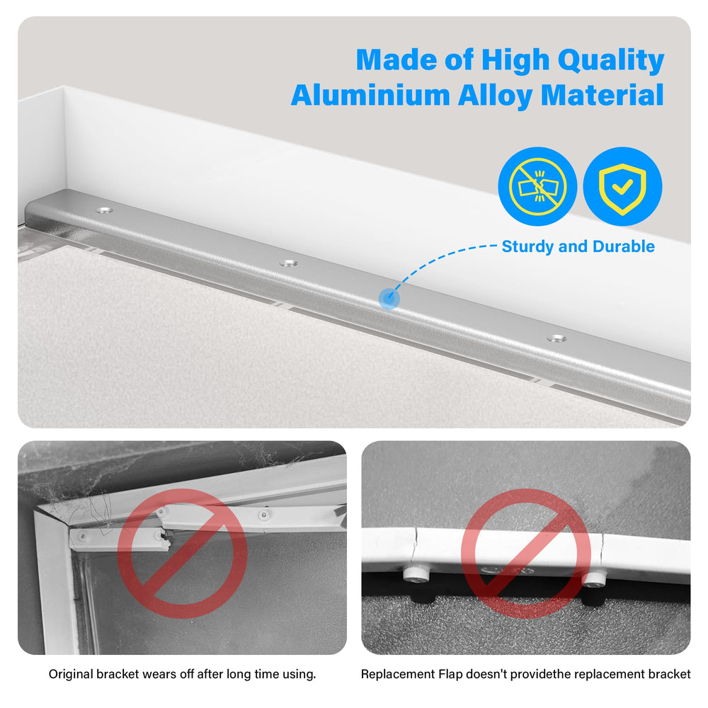LPLSWYB metal bracket with screws for quick, sturdy installation