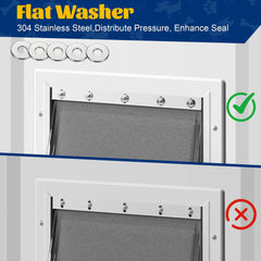 LPLSWYB weather-resistant flexible flap closeup showing durability