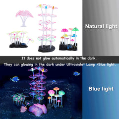 Lpraer anemone glow ornament creates dynamic reef realism