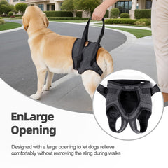 Lqyom dog sling breathable mesh padding keeps your dog cool and comfortable
