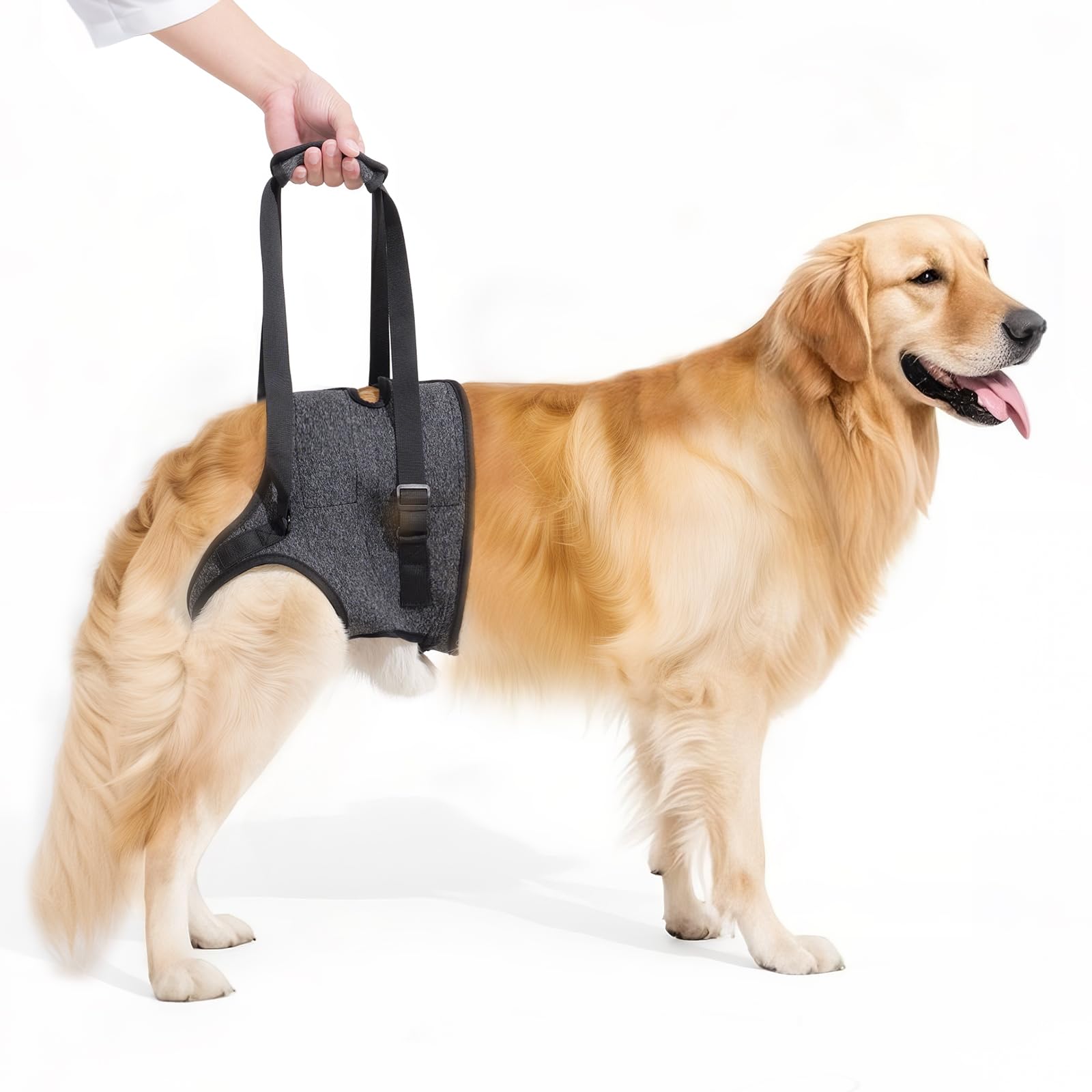 Lqyom dog sling for large dogs hip back-leg support aids mobility during walks