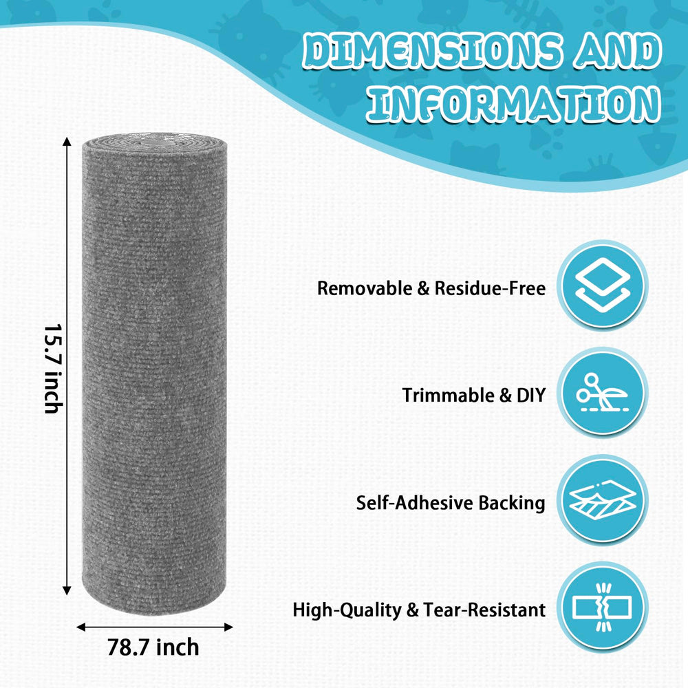 LSGCQ self-adhesive carpet pad offers secure adhesion to wood, fabric, and more.