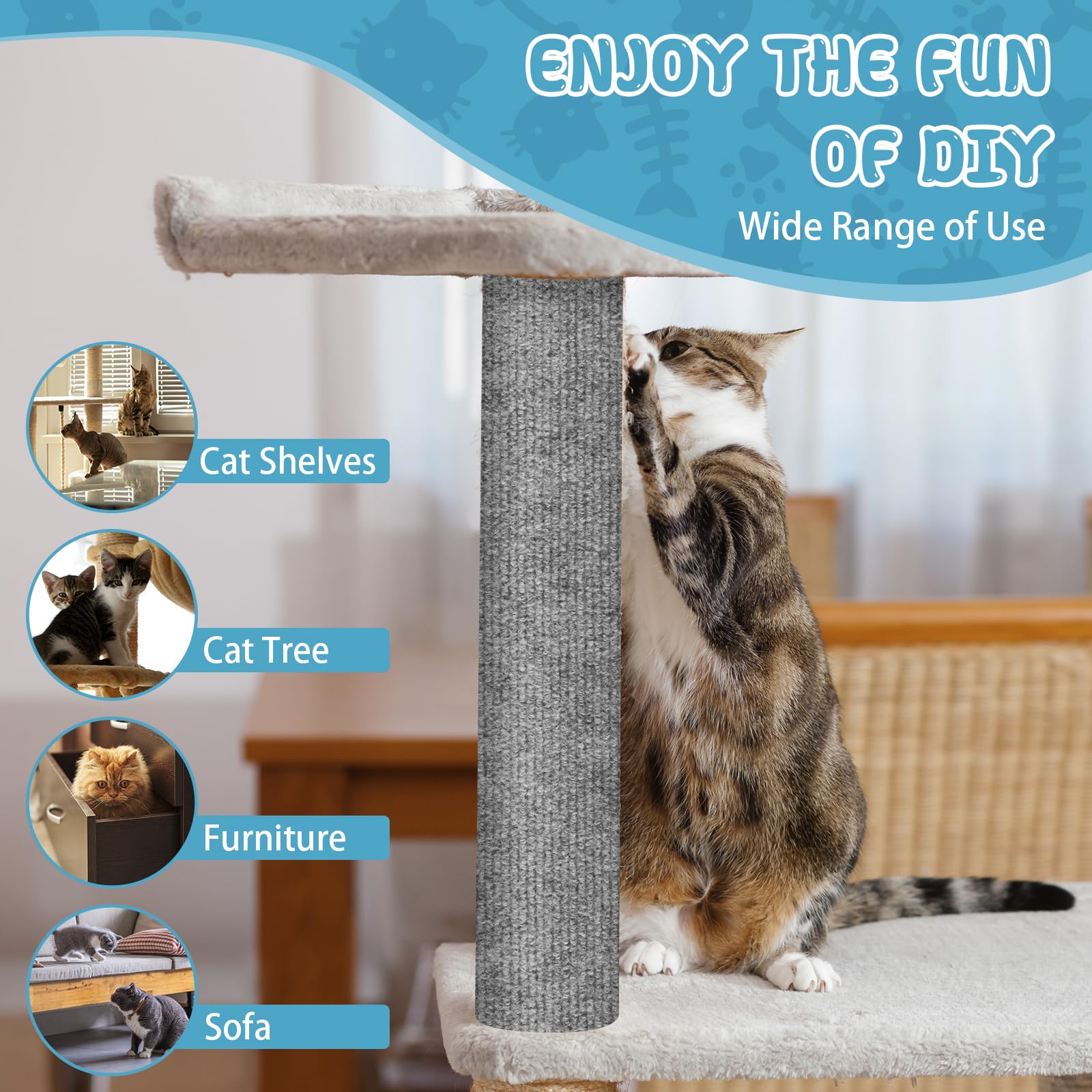 LSGCQ soft-traction climbing mat offers good grip for jumps and perches.