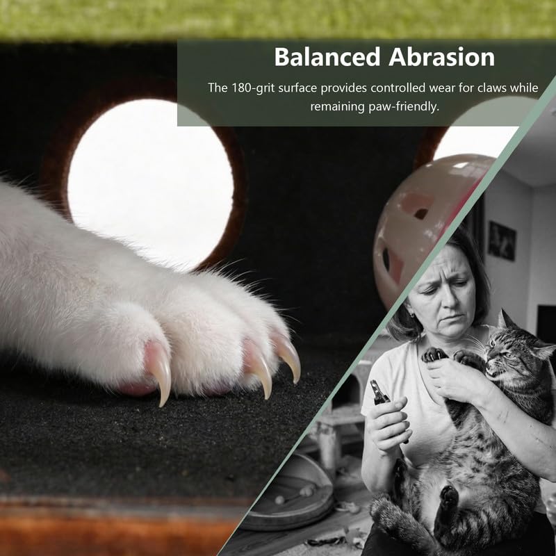 Luampo durable felt material provides a soft scratching alternative