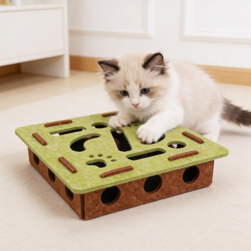 Luampo supports cats' daily claw care through playful scratching