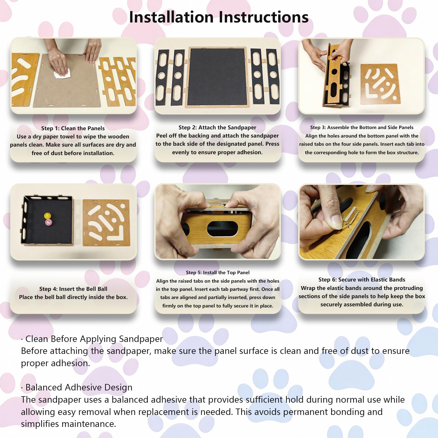 Luampo replaceable sandpaper provides balanced hold and easy changes.