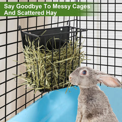 LUAVIARU easy-clean bunny feeder for quick maintenance