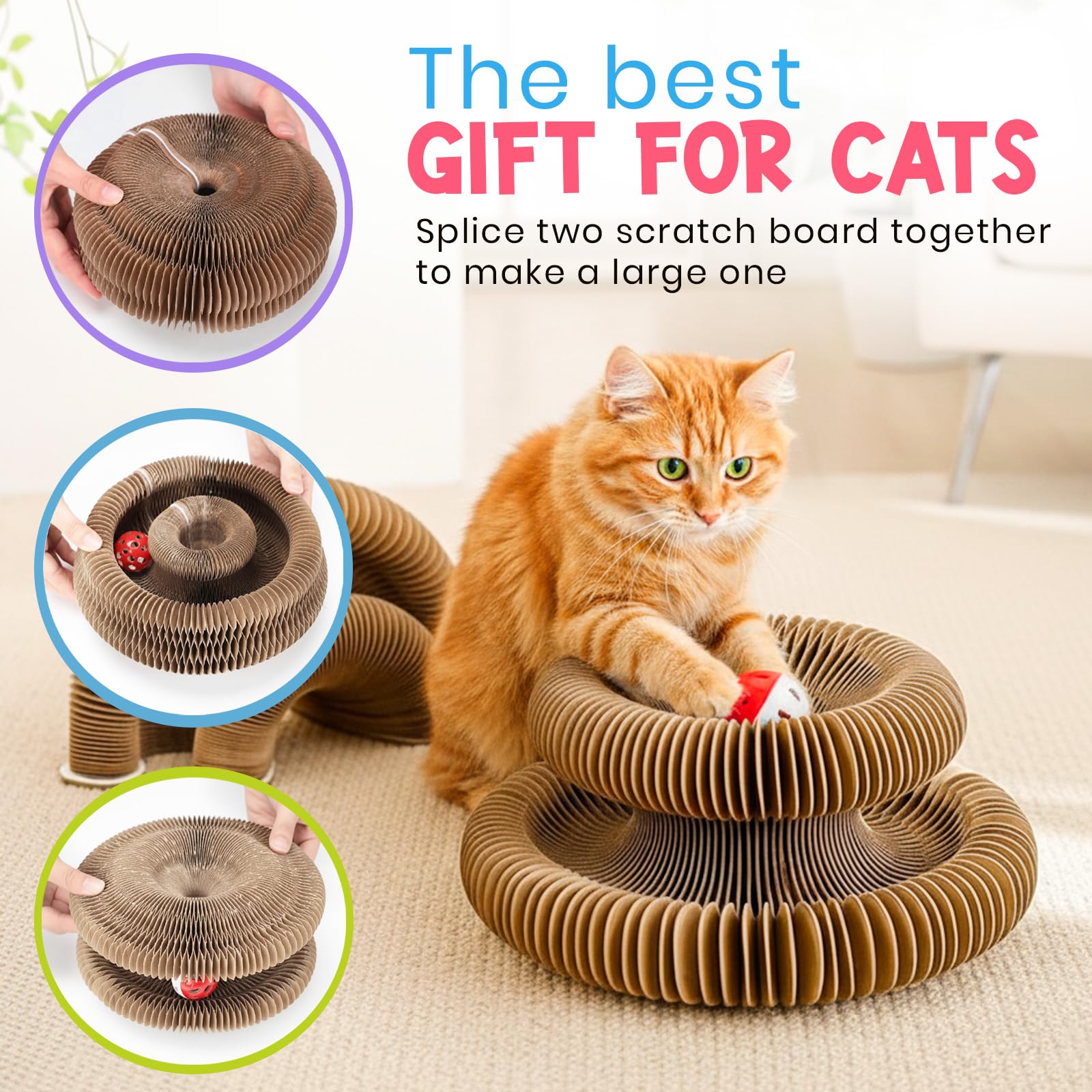 Lubana Kitty Curls magnetic ends connect securely for versatile shapes.