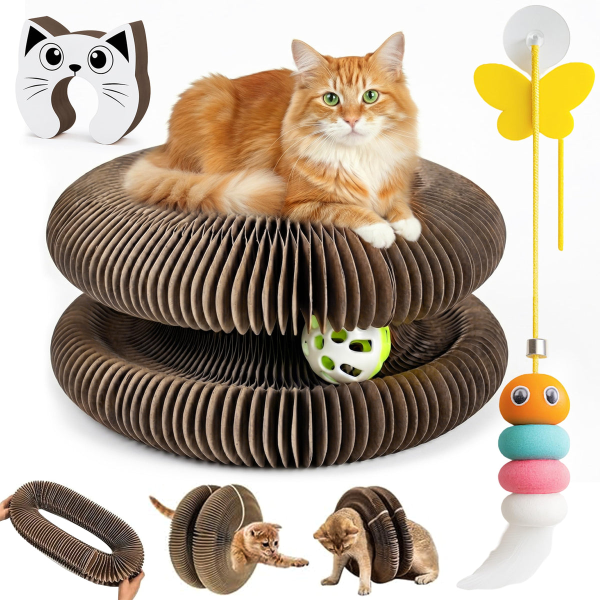 Lubana Kitty Curls teaser image showing quick setup for engaging play.