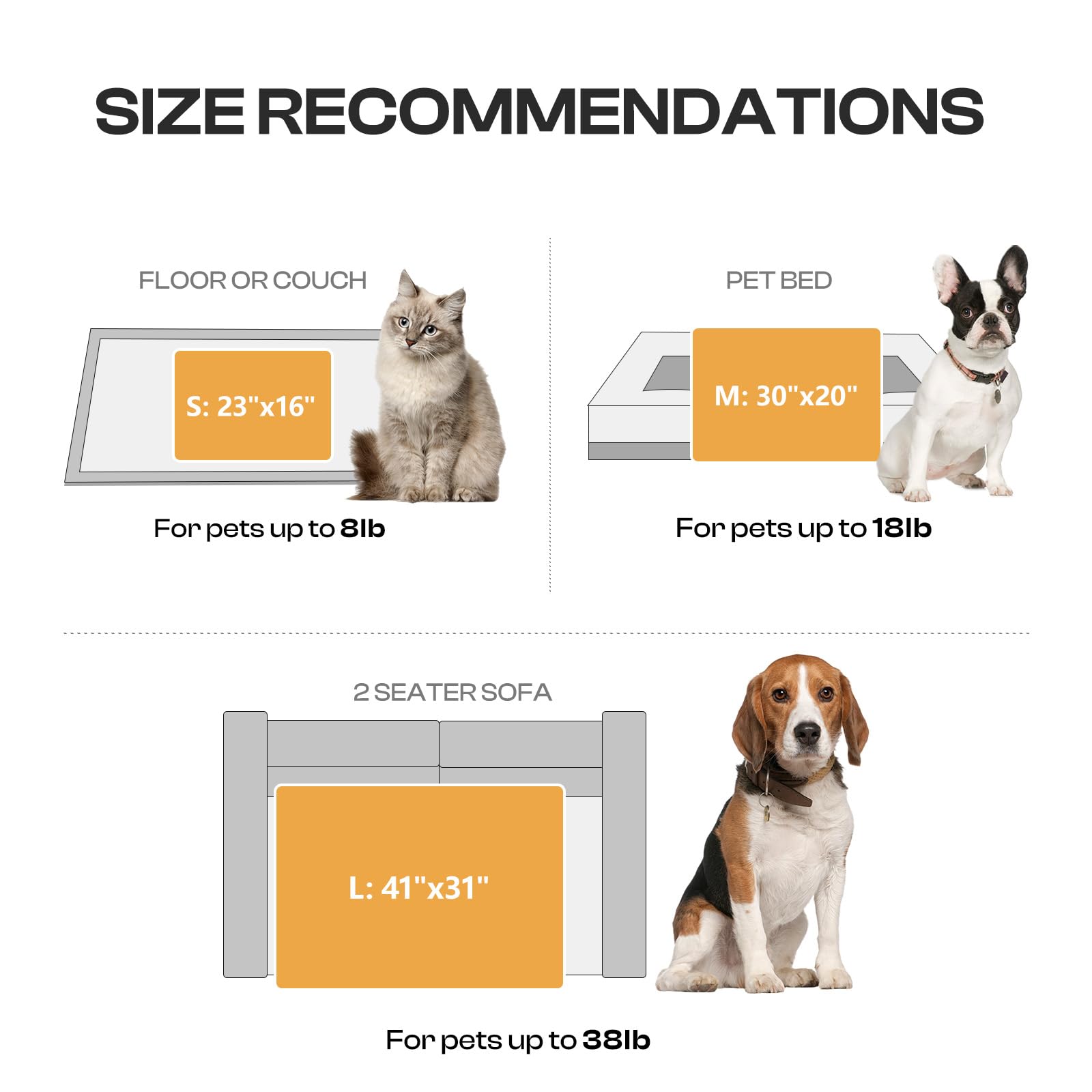 Luciphia blanket durable-washable label: easy care for busy pet homes.