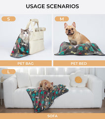 Luciphia three-pack grey blankets, soft and versatile for sofa and bed use.