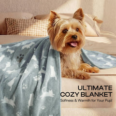 Luciphia triple-pack blankets image showing three identical blankets for multi-pet homes.