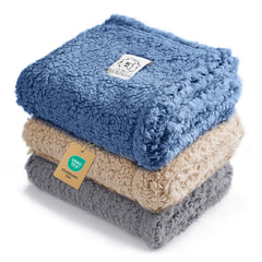 Luciphia calming dog blanket large front view for cozy lounging.