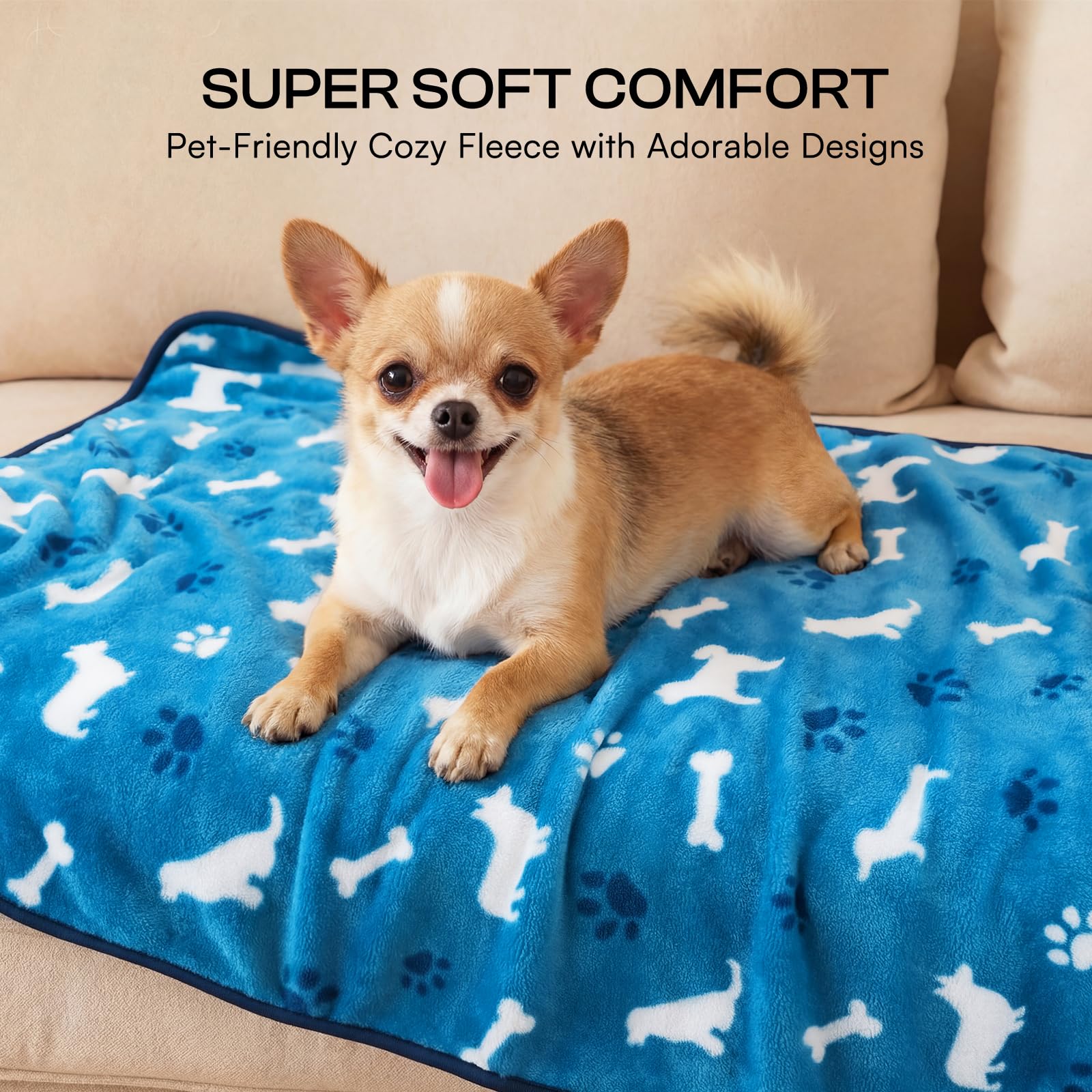 Luciphia medium size blanket 30x20 shown for dogs and cats.