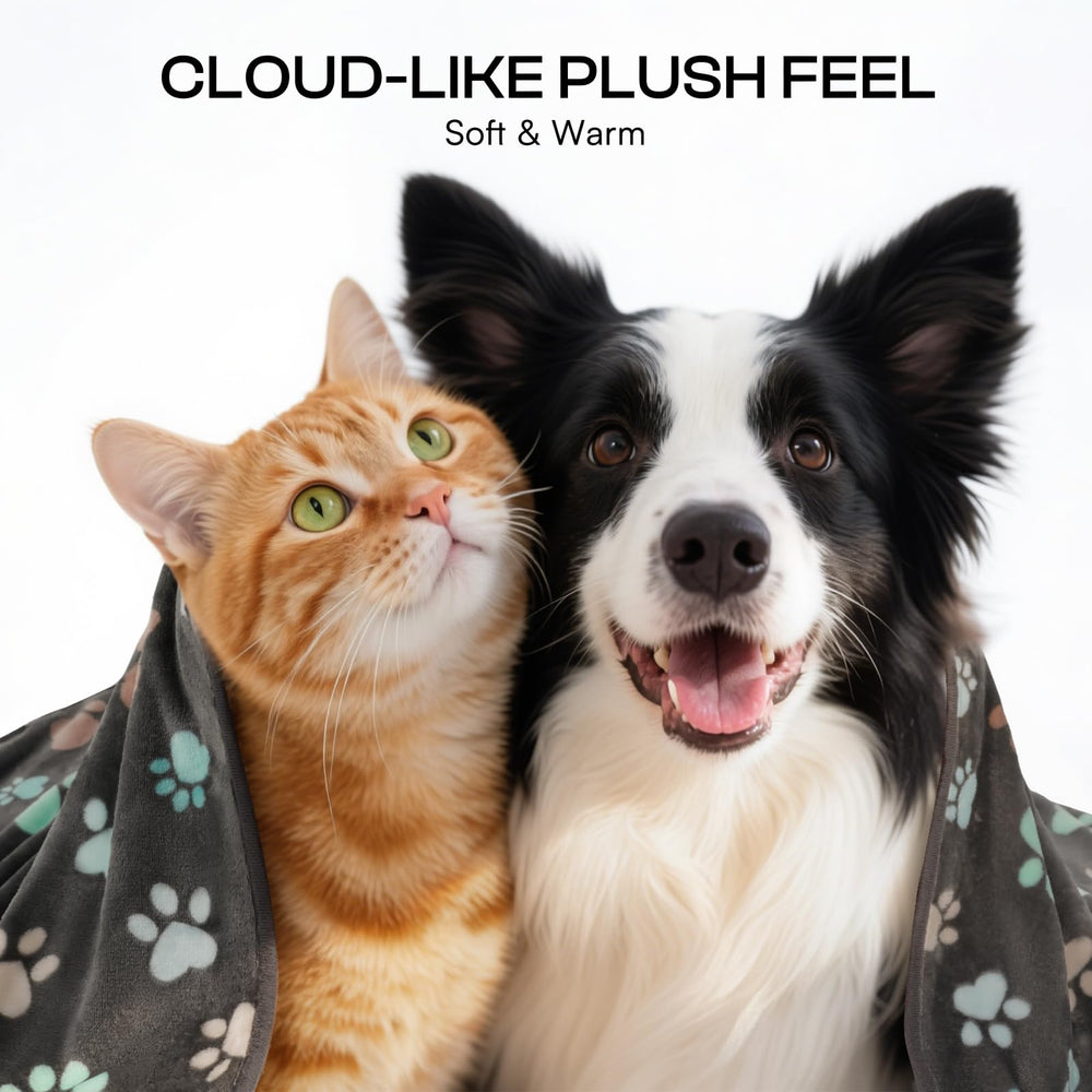 Luciphia double-sided fleece blanket for versatile warmth