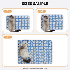 Luciphia elephant-pattern yellow blanket adds cheerful style and warmth for pets.