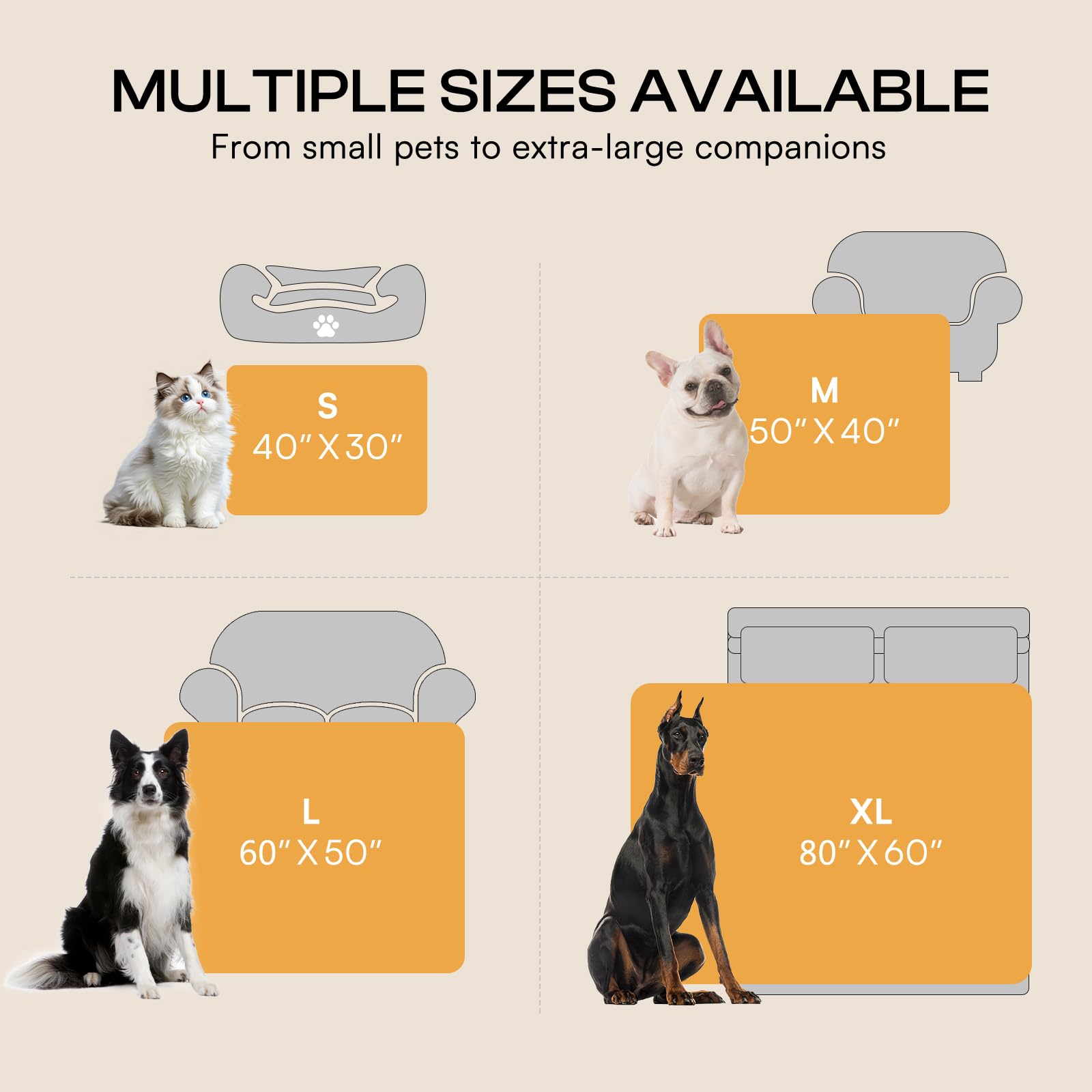 Luciphia large waterproof dog blanket bed-protection demonstrates crate-friendly use.