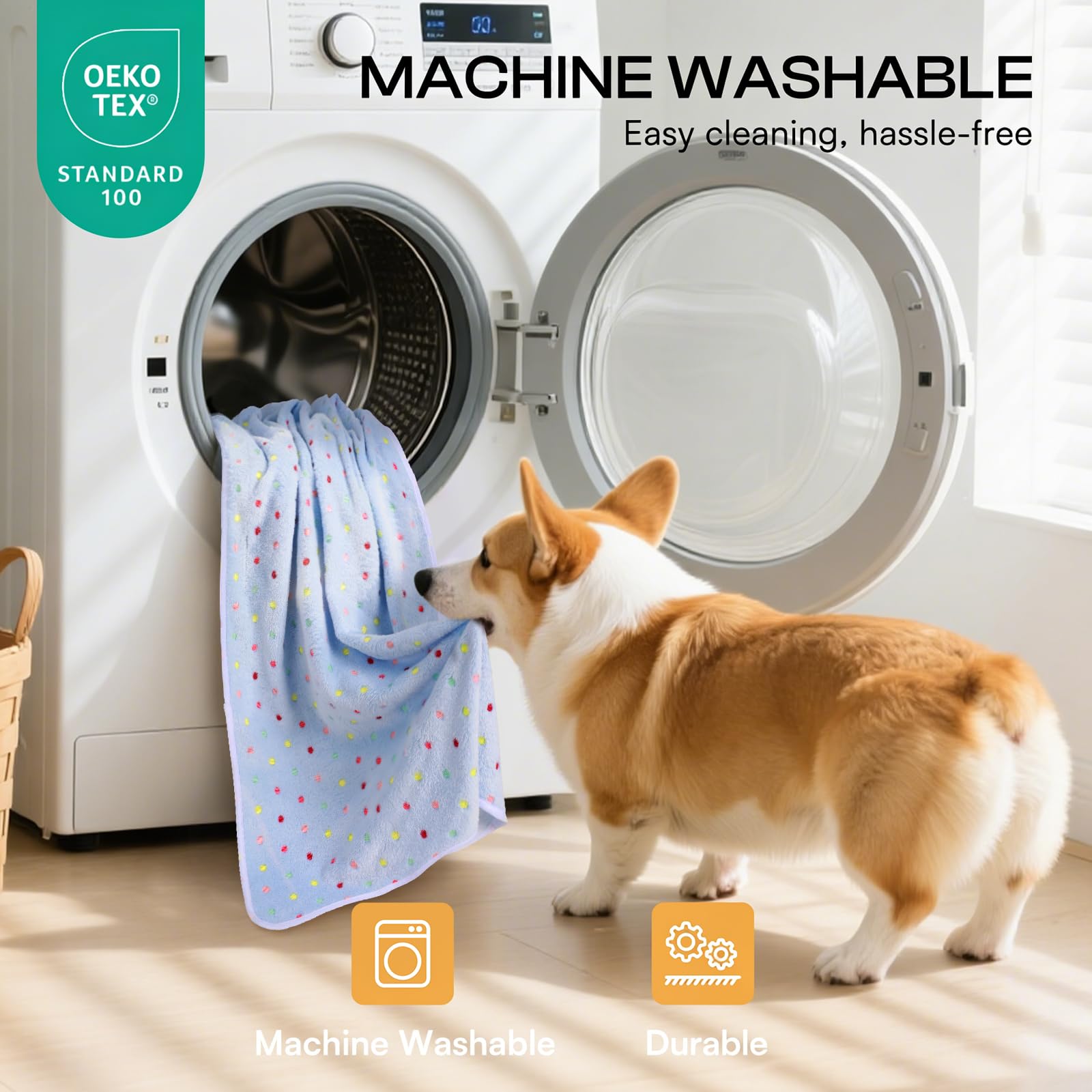 Luciphia lightweight blanket for outdoor trips and cozy pet naps.