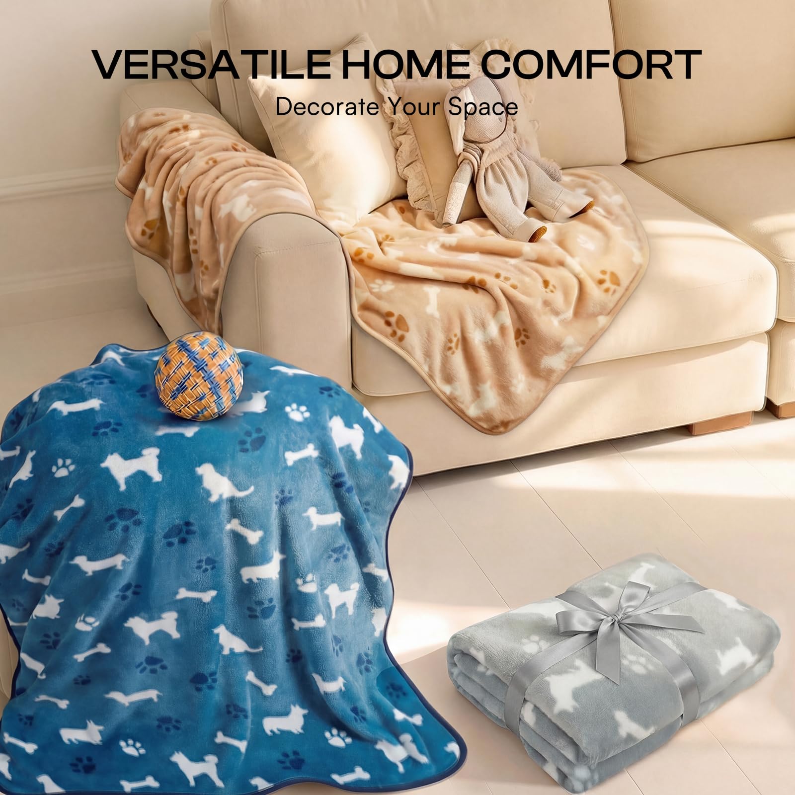 Luciphia lightweight travel blanket folds compactly for trips