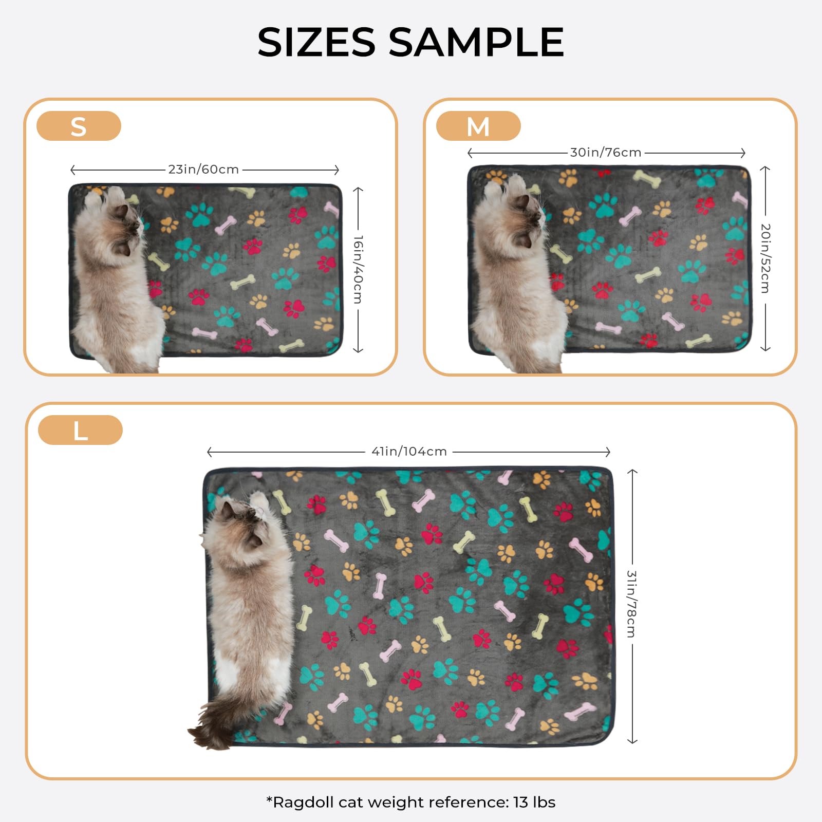 Luciphia pack-of-three blankets demonstrates value and versatility