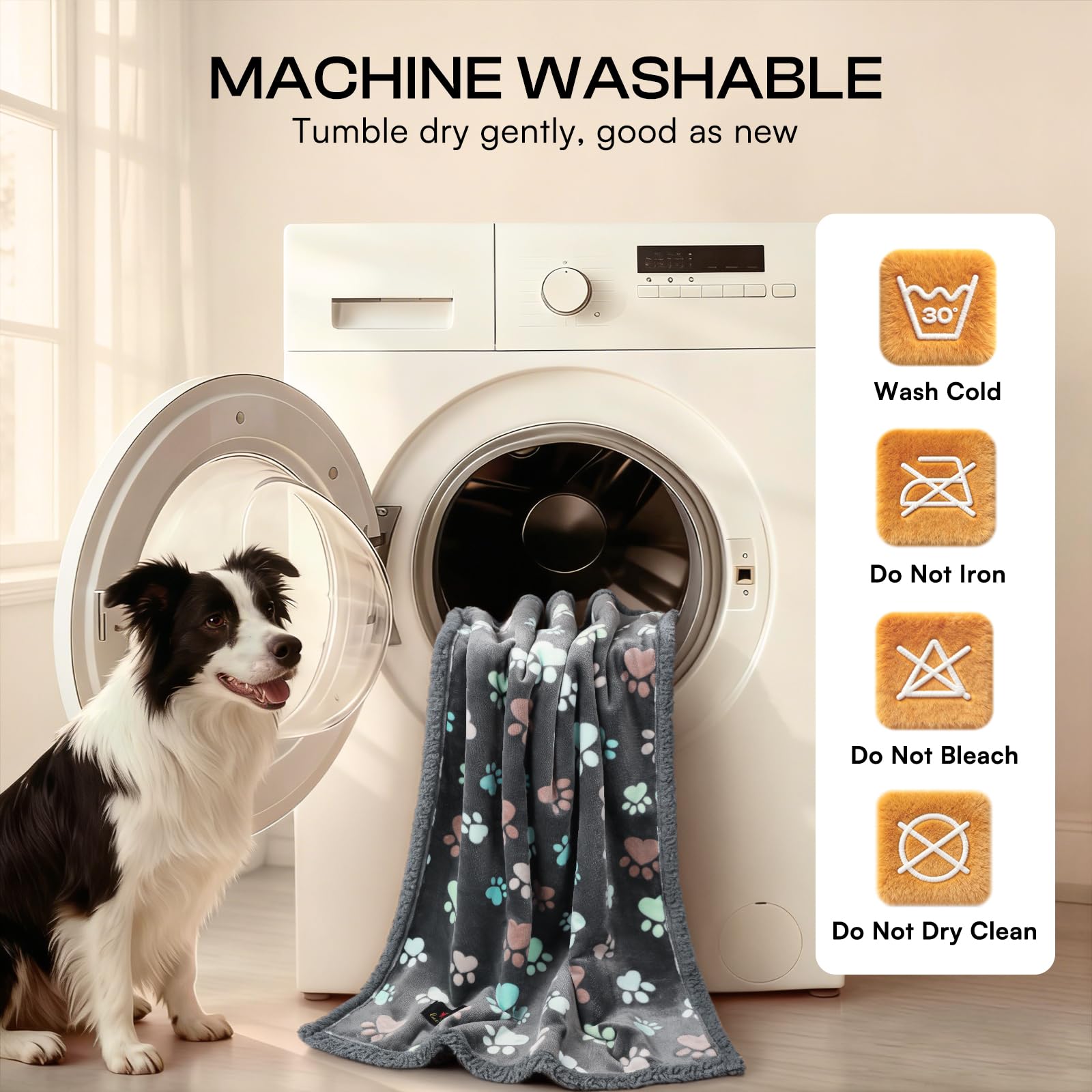 Luciphia furniture protection blanket guarding sofa from fur and accidents