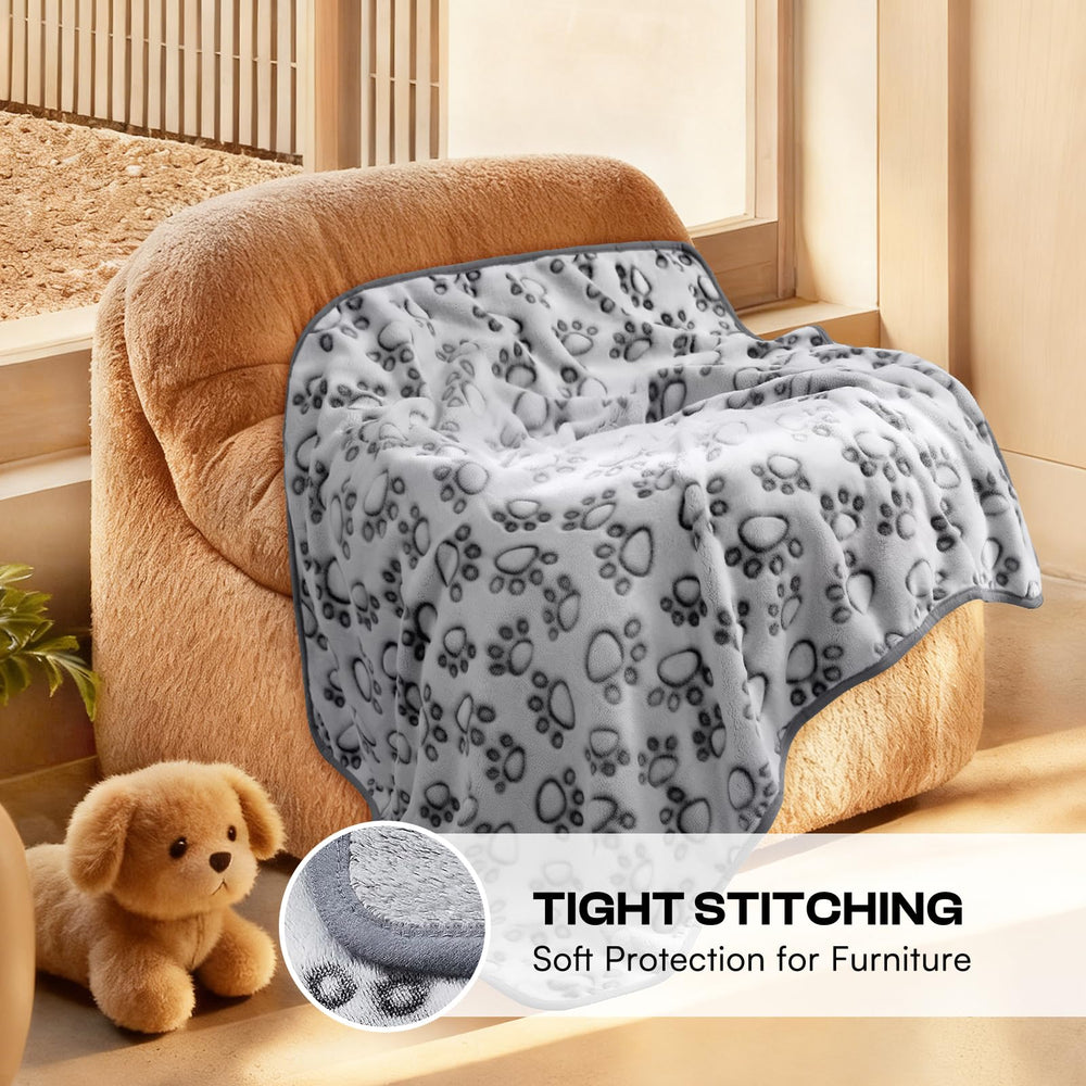 Luciphia blanket on dog bed offers plush comfort for naps