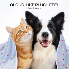 Luciphia soft fluffy fleece medium blanket 30x20 for versatile pet lounging.